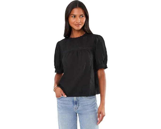 Топ с вышивкой и складками от Madewell