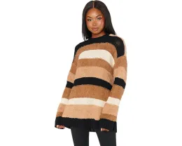 Свитер-туника Show Me Your Mumu Timothy с полосатым узором и оверсайз