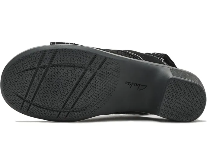 Босоножки на устойчивом каблуке Clarks Emily 2 Mist с регулируемой застежкой