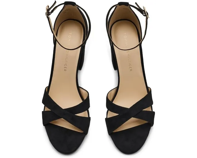 Босоножки Tommy Hilfiger Zuline на квадратном каблуке с перекрещивающимися ремешками