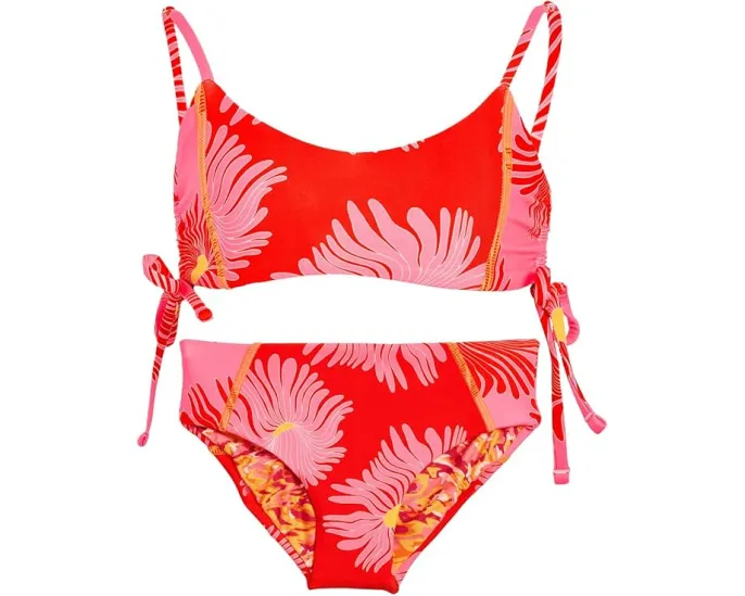 Обратный детский комплект бикини Maaji Kids Water Blossom Seychelles с регулируемыми бретелями