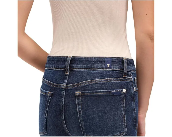 Джинсы 7 For All Mankind The Leggy Bootcut с зауженным силуэтом и расклешенным низом