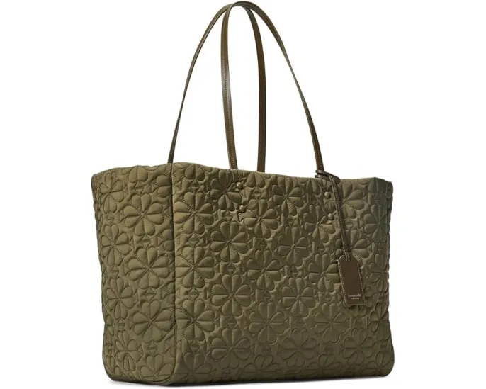 Большая стеганая сумка тоут Kate Spade New York Tilly Quilted с цветочным дизайном