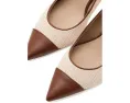Туфли-лодочки Lauren Ralph Lauren Lanette III из холста и кожи с острым носком