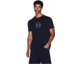 Футболка Armani Exchange с круглым логотипом на груди из хлопка