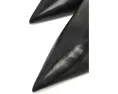 Босоножки Schutz Eleanor Mule на каблуке из кожи черные