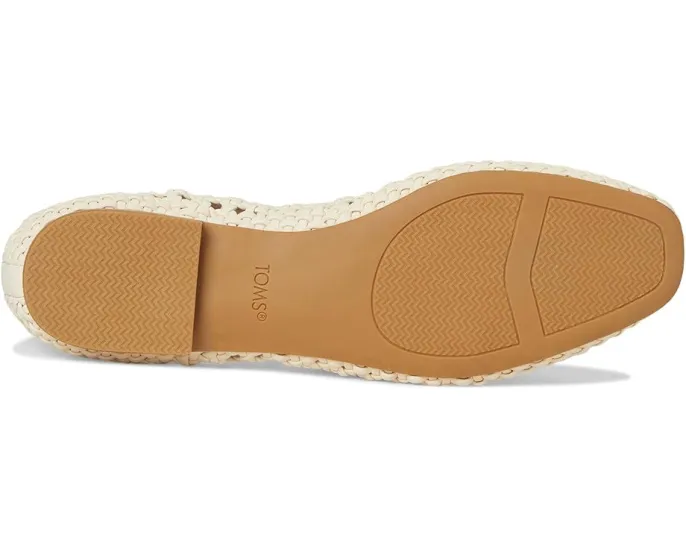 Балетки Briella с квадратным носком и металлизированными деталями