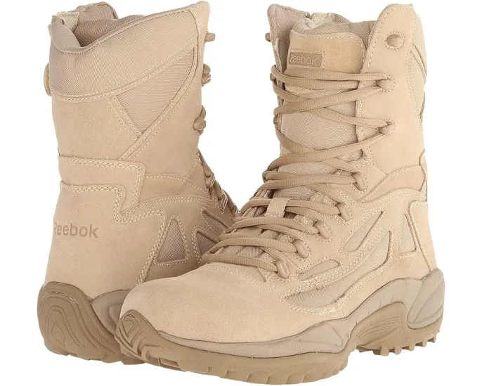 Reebok Work Rapid Response 8 дюймов ботинки Desert Tan с защитой от поражения током
