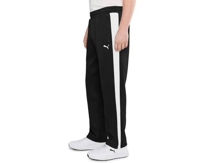 Брюки PUMA T7 Always On Relaxed Track с молниями на карманах и классическими полосками T7