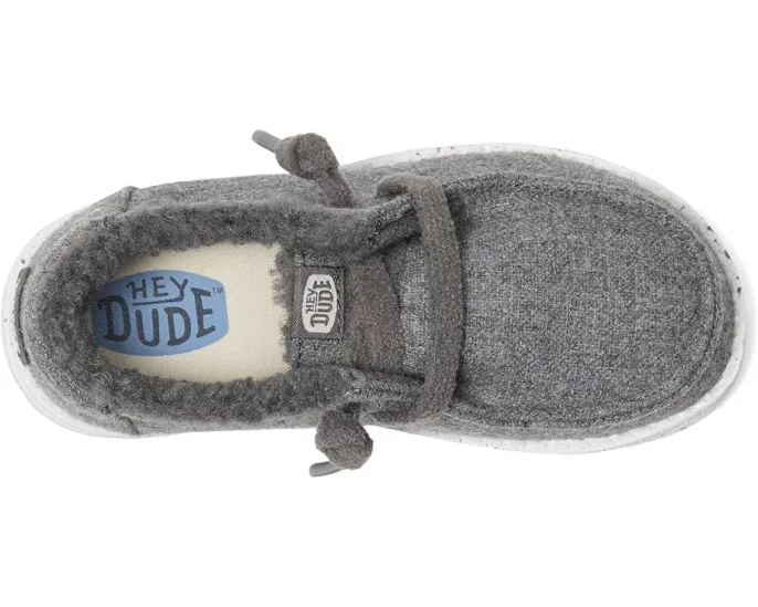 Hey Dude Kids Wendy Wool Cozy детские лоферы из шерсти с утепленной подкладкой