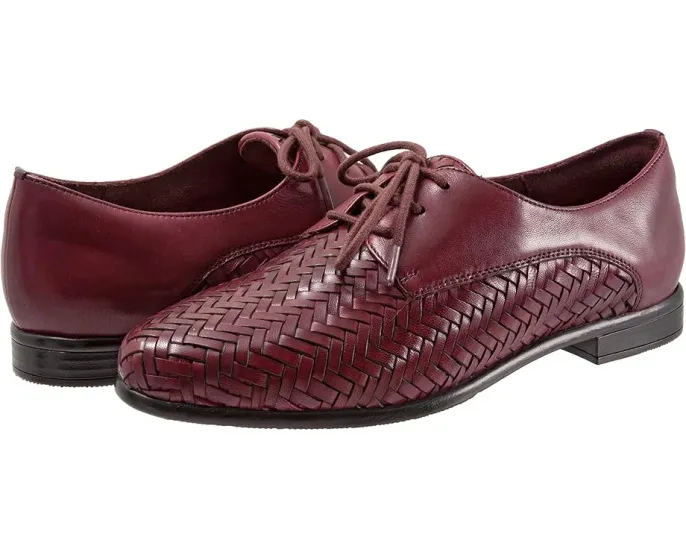 Туфли Trotters Lizzie Herringbone оксфорды с острым носком и резиновой подошвой