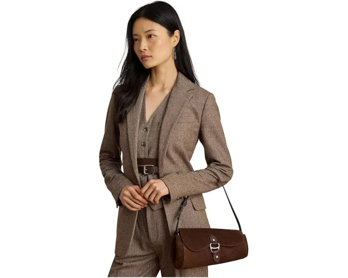 Сумка через плечо Lauren Ralph Lauren Tasha Medium из замши