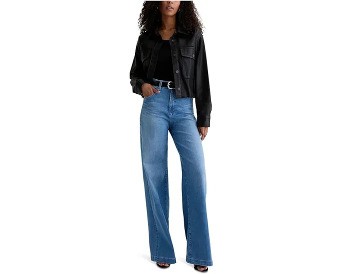 Джинсы AG Jeans Deven Ultra High Rise Wide Leg с завышенной посадкой