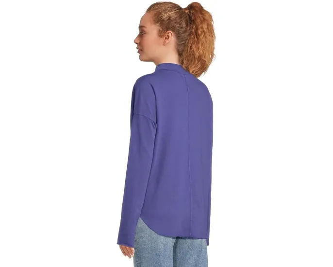 Michael Stars Топ Laurel с высоким воротником и длинными рукавами