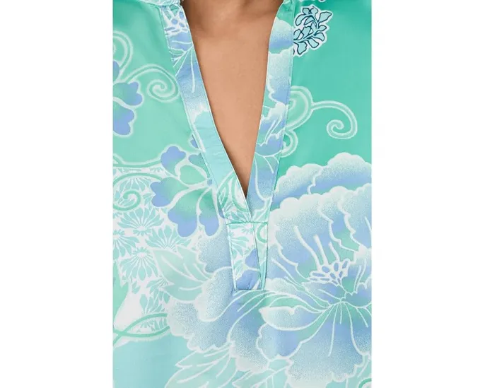 Пижамный комплект N by Natori из сатина с принтом Flourish