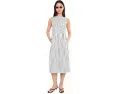 Платье Madewell Melody Boatneck Smocked Midi с хлопковым поплином