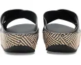 Сандалии Lulu Lux Cross Slides с переплетением из кожи и платформой от FitFlop