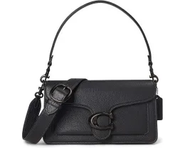 Сумка через плечо COACH Polished Pebble Leather Tabby 26 с фирменной фурнитурой