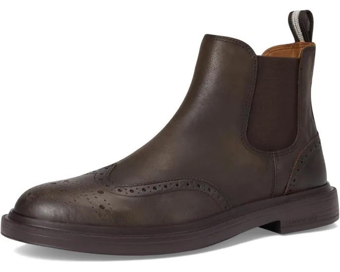 Кожаные ботинки Kenneth Cole New York Frank с крылом на носке и боковой резинкой