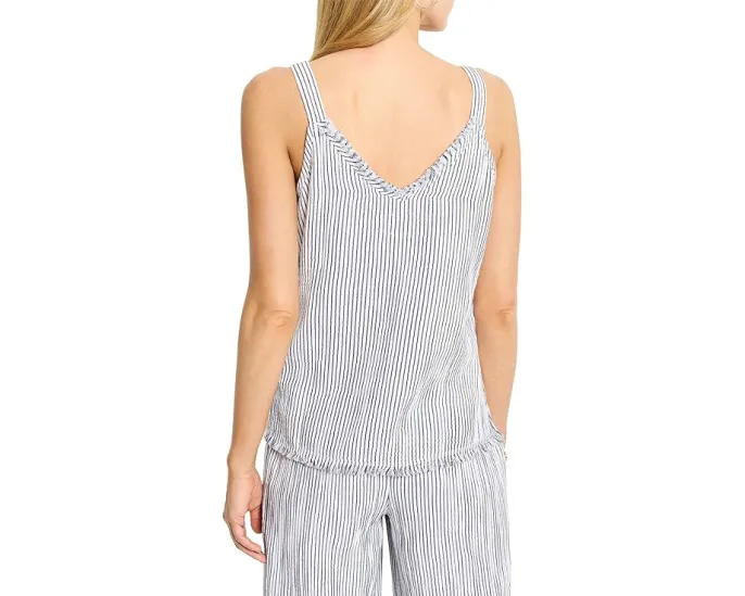 Топ NIC+ZOE Petite Pin Stripe Gauze Tank в полоску