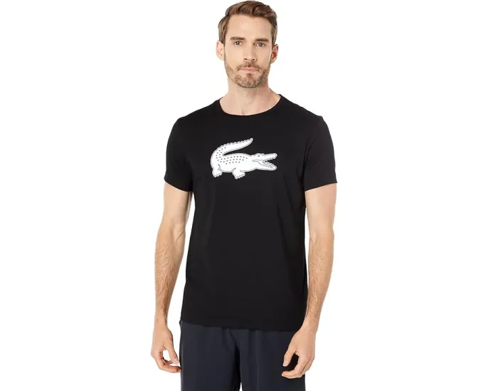 Футболка Lacoste с логотипом крокодила на груди