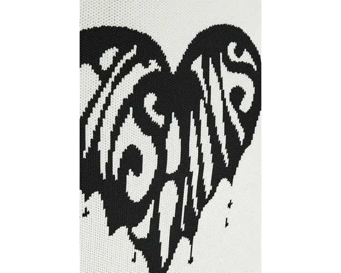 Сумка тоут AllSaints Izzy Heart E/W с графикой в виде сердца и двумя ручками