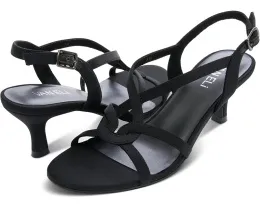 Босоножки Monde на низком каблуке от Vaneli с квадратным носком