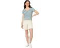 Мягкая футболка L.L.Bean с круглым вырезом и коротким рукавом из ткани Supima