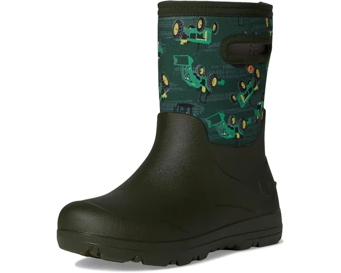 Детские сапоги Bogs Kids York Seamless с принтом тракторов и водонепроницаемым верхом