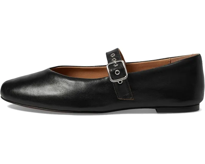 Балетки Madewell Hera Grommet Mary Jane из натуральной кожи с пряжкой