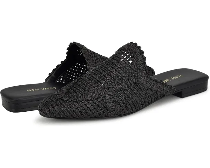 Мюли Nine West Cleigha с плетеными деталями и заостренным носком