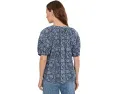 Блуза Voile Lettie от Faherty с принтом Blue Moon Petals