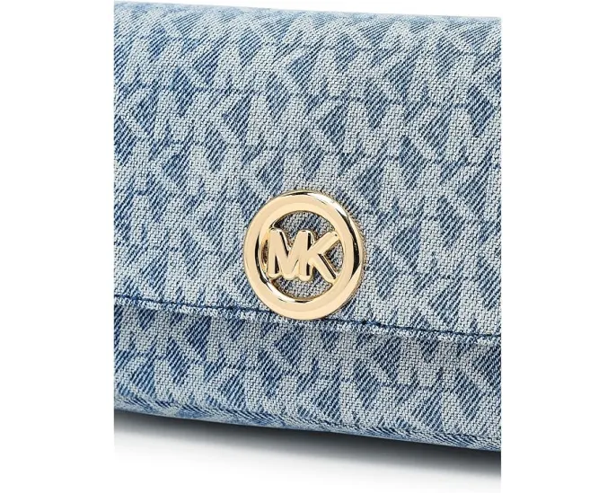 Кросс-боди MICHAEL Michael Kors Nolita Small Flap Chain из денима с цепочкой