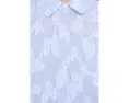Платье-рубашка мини CeCe Cotton Burnout на поясе
