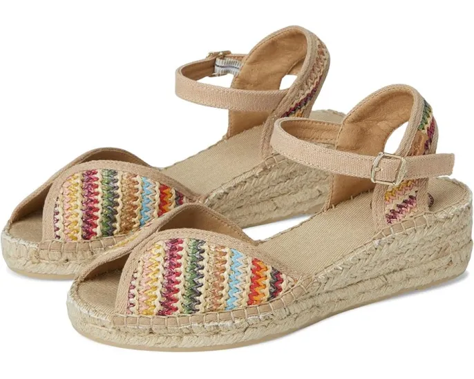 Эспадрильи Toni Pons Bella-Ma с открытым мысом и клином из джута