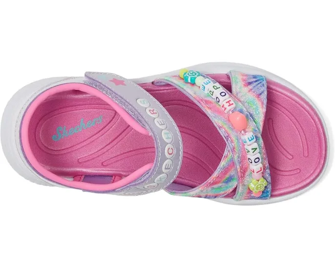 Детские сандалии Skechers Swifters с тематикой трактора и съемным ремешком