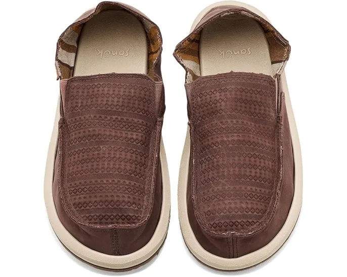 Лоферы Sanuk Donny Novelty Leather с кожаным верхом