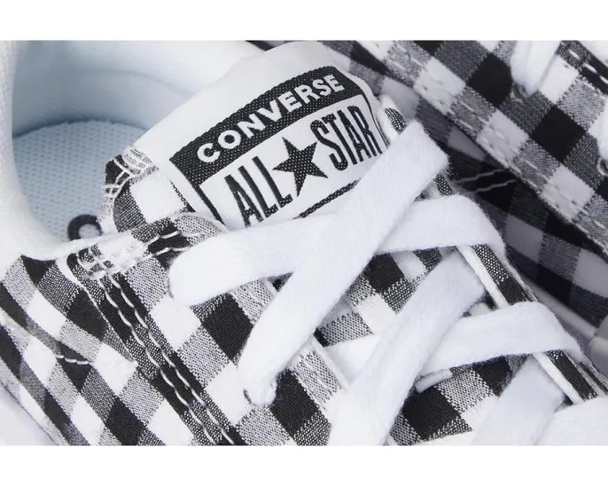Детские кроссовки Converse Kids Cruise Checkered из холста с клетчатым принтом