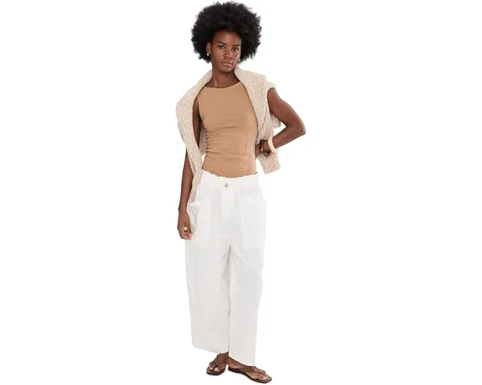 Широкие брюки Free People Costa Straight Harem из денима