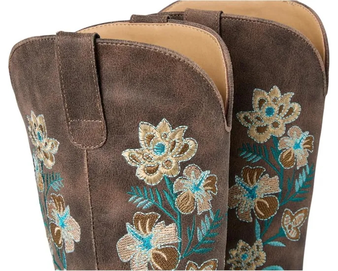 Ковбойские сапоги Roper Riley Floral с вышивкой и закругленным носком