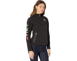 Куртка Ariat Classic Team Softshell Mexico с технологией AriatTEK Cold Series и ветрозащитой