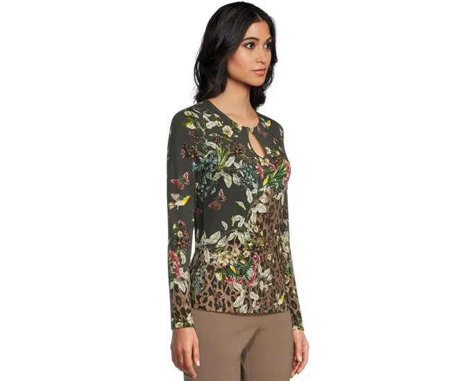 Топ Johnny Was The Janie Favorite с ключом и смелым принтом