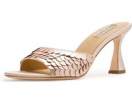 Босоножки Badgley Mischka Winika на устойчивом каблуке с пайетками и открытым носком