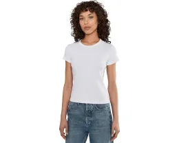 Футболка AllSaints Stevie из 100% хлопка с коротким рукавом и прямым подолом