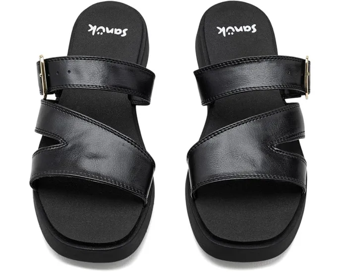 Sanuk Сандалии Cove Slide с регулируемой пряжкой и антибактериальной стелькой