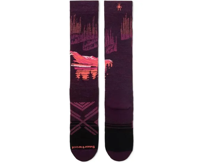 Носки Smartwool для лыж с полной амортизацией Alpine Auroras выше икры