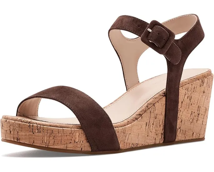 Босоножки на платформе Pelle Moda Wiltz с пробковым клином и регулируемой пряжкой