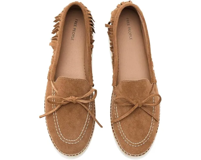 Босоножки-эспадрильи Faraway Fringe Free People с бахромой