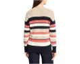 Свитер NIC+ZOE Petite Nep Knit Striped с полосами