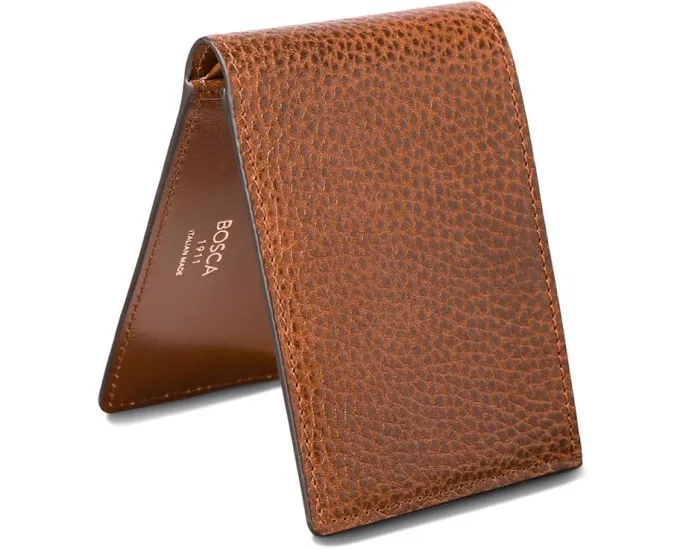 Bosca Roma Italia компактный кожаный кошелек-бифолд